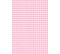 Libreta Rosa a Cuadros: Cuaderno con Líneas y Diseño Tipo Mantel