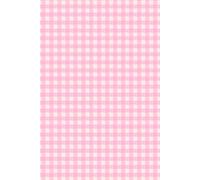 Libreta Rosa a Cuadros: Cuaderno con Líneas y Diseño Tipo Mantel