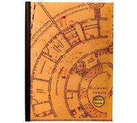 SD Toys Libreta con luz Harry Potter Mapa Merodeador Marrón 15 x 20 cm