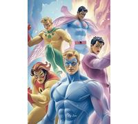 Libreta Superhéroes de cuento - Un mundo mágico y de fantasía: A Rayas 6x9: 90 Páginas · Diseño Fantasía Infantil · Perfecta para Diario y Notas