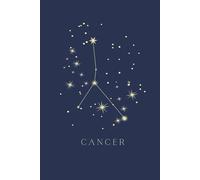 Libreta Tapa Dura A4 - Constelación de Cáncer - 200 Hojas Blancas para Escritura, Lettering y Meditación: Hardcover A4 Notebook - Cancer Constellation ... Pages for Writing, Lettering, and Meditation