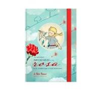 Libreta Tapa Dura Mediana A6 Principito Rosa