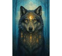 Libreta Tótem Lobo: Cuaderno de notas