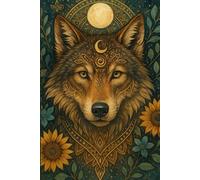 Libreta Tótem Lobo: Cuaderno de notas