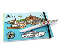 LIBRETA Y BOLIGRAFO IBIZA. MODELO NOTEBOOK: DALT VILA. DONSOUVENIR.