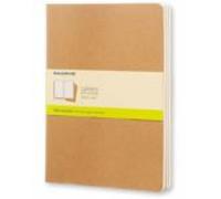 Libretas Cahier Marrón Kraft Xl Lisas (set De 3)