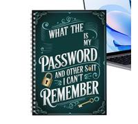 Libretas de Contraseñas y Registro de Claves | Cuaderno Ligero con Páginas Engrosadas e Índice | Cuaderno de Contraseñas Pequeño,para Familia y Adultos en el Hogar Oficina Estudio o Uso Diario