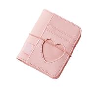 Libretas genéricas lindas | 100 hojas de bloc de notas móviles - 13,1 x 10,5 cm - de diseño corazón de piel sintética - para escritura y toma de notas escolares - Universidad Trabajo Reuniones