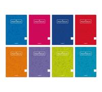Libretas Grapa A5+ Cuadricula 4X4H3275:H3306 mm 90 Hojas 90 G Colores Surtidos Tapa Blanda Papyrus