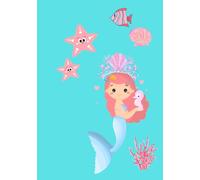 Libretto da Disegno: 50 Pagine Bianche - Tema Nuoto F: Gadget regalo di ringraziamento per festa di compleanno bambini, album da disegno portatile formato A5
