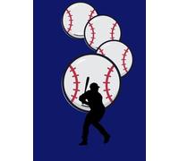 Libretto da Disegno Sportivo: 50 Pagine Bianche - Tema Baseball: Gadget regalo di ringraziamento per festa di compleanno bambini, album da disegno portatile formato A5