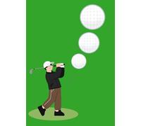 Libretto da Disegno Sportivo: 50 Pagine Bianche - Tema Golf: Gadget regalo di ringraziamento per festa di compleanno bambini, album da disegno portatile formato A5