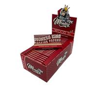 Libritos Monkey King Papel de cigarro para liar | Papel de Liar Superior, 100% Natural y Combustión Lenta (1 1/4 UNBLEACHED)