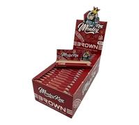 Libritos Monkey King Papel de cigarro para liar | Papel de Liar Superior, 100% Natural y Combustión Lenta (REGULAR BROWN)