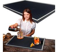LIBRNTY Alfombrilla De Bar,Tapete de Goma Antideslizante,Protector de Fregadero,Protección de Vidrio Alfombra de PVC Accesorios de Bar,para CóCtel Ktv, Cerveza,Café,Whisk,Bebidas