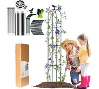LIBRNTY Enrejado de jardín Obelisco,Soporte Plantas Trepadoras,Cabeza fija decorativa de pájaro nuevo 2022,Exterior jardín Soporte Decorativo para Plantas,Adecuado para Todo Tipo de Plantas trepadoras