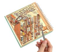 Libro 3D De Escenas Con Pegatinas 10 Pegatinas 3D Creativas Colección