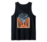 Libro Abierto Cañón Fuego Tienda Cielo Constelaciones Camiseta sin Mangas