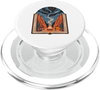 Libro Abierto Cañón Fuego Tienda Cielo Constelaciones PopSockets PopGrip para MagSafe