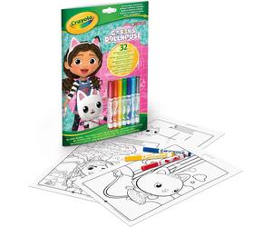 Libro Actividades CRAYOLA Colouring & Activity Pad Gabby's Dollhouse