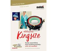 Libro Addi para máquina de tejer Express Kingsize en inglés - 1 pieza