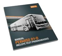 Libro AEOL manual permiso D o D1 AUTOBÚS Actualizado 2025 con Código QR Actualizaciones Carnet por libre contiene 10 temas y 10 test