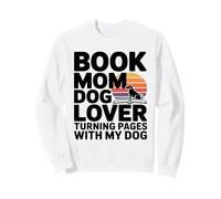 Libro Amante De Los Perros Pasando Páginas con Mi per Sudadera