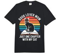 Libro Amante Mamá Solo Un Capítulo Más con Mi Gato Comfort Colors Adult Heavyweight T-Shirt