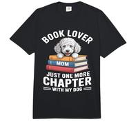 Libro Amante Mamá Solo Un Capítulo Más con Mi Perro Caniche Comfort Colors Adult Heavyweight T-Shirt