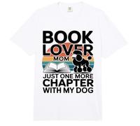 Libro Amante Mamá Solo Un Capítulo Más con Mi Perro Caniche Comfort Colors Adult Heavyweight T-Shirt