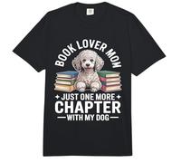 Libro Amante Mamá Solo Un Capítulo Más con Mi Perro Caniche Comfort Colors Adult Heavyweight T-Shirt