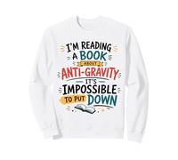 Libro Anti Gravedad Broma Divertido Lectura Juego de Palabras Cita Sudadera