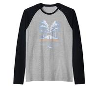 Libro Bosque Fantasía Sendero Árboles Magia Naturaleza Camiseta Manga Raglan