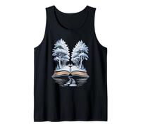Libro Bosque Fantasía Sendero Árboles Magia Naturaleza Camiseta sin Mangas