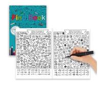 Libro Busca Y Colorea | Páginas Relajantes Adolescentes Actividad Manual | Juego Interactivo Educativo Para Vacaciones En Casa Viajes Playa
