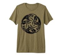 Libro Celta de Kells Trinity Hounds Camiseta Premium