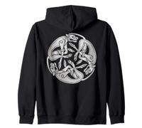 Libro Celta de Kells Trinity Hounds Sudadera con Capucha