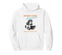 Libro Chica Verano Lindo Lectura Estética Amante Sudadera con Capucha