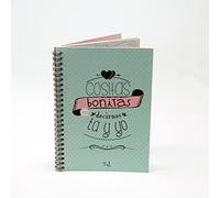 Libro con postales recortables "Cositas bonitas para decirnos tú y yo" | 12 postales con frases bonitas para recortar | Mensajes positivos de amor y amistad para regalar | Regalo ideal para parejas