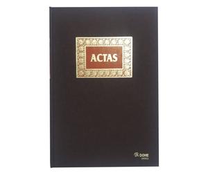 Libro Contable DOHE Folio Natural, Actas