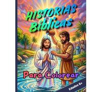 Libro Cristiano Cozy para Colorear para Niños de 6 Años en Adelante: 75 Tiernas Ilustraciones Bíblicas con Versículos, Historias Cristianas y Diseños Relajantes para Niños y Niñas