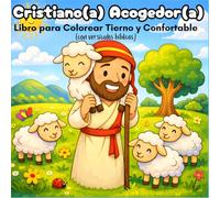 Libro Cristiano para Colorear Acogedor: Diseños Tiernos y Confortables con Temática Devocional Cristiana para Niños y Adultos