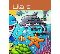 Libro da colorare animali marini