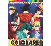 LIBRO DA COLORARE ANIME