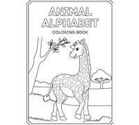 Libro da colorare bambini 3-6 anni - Alfabeto con animali/Color book for 3-6 children - Alphabet with animals