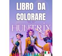 Libro da colorare Cacciatori di Demoni K-P-0-P: Ritratti e design alla moda per ragazze creative