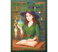 libro da colorare: di streghette