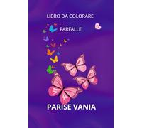 LIBRO DA COLORARE FARFALLE