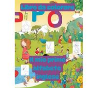 Libro da colorare: Il mio primo alfabeto inglese. Lettere da colorare per bambini piccoli, con parole inglesi