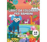 Libro da colorare per bambini: Animali nella giungla. (Libro da colorare e attività per bambini)